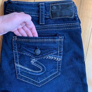 Silver Suki Mid Capri